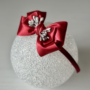 Bentita handmade cu funda din satin - îmbrăcăminte și modă - accesorii păr - accesorii de păr - Artynos.ro