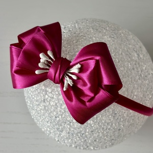 Bentita handmade cu funda din satin - îmbrăcăminte și modă - accesorii păr - accesorii de păr - Artynos.ro