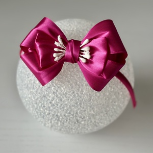 Bentita handmade cu funda din satin - îmbrăcăminte și modă - accesorii păr - accesorii de păr - Artynos.ro