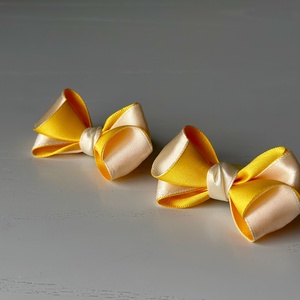 Elastice de par handmade cu funda din satin - îmbrăcăminte și modă - accesorii păr - accesorii de păr - Artynos.ro