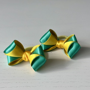 Elastice de par handmade cu funda din satin - îmbrăcăminte și modă - accesorii păr - accesorii de păr - Artynos.ro