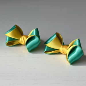 Elastice de par handmade cu funda din satin - îmbrăcăminte și modă - accesorii păr - accesorii de păr - Artynos.ro