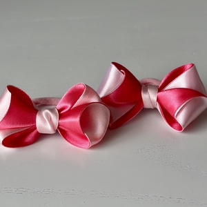 Elastice de par handmade cu funda din satin - îmbrăcăminte și modă - accesorii păr - accesorii de păr - Artynos.ro