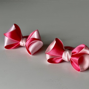 Elastice de par handmade cu funda din satin - îmbrăcăminte și modă - accesorii păr - accesorii de păr - Artynos.ro