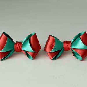 Elastice de par handmade cu funda din satin - îmbrăcăminte și modă - accesorii păr - accesorii de păr - Artynos.ro