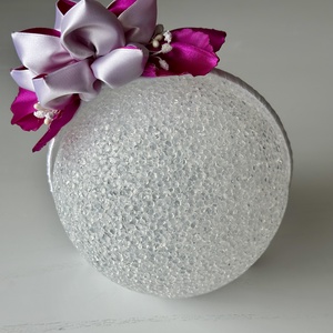 Bentita handmade cu floare din satin - îmbrăcăminte și modă - accesorii păr - accesorii de păr - Artynos.ro