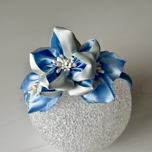 Bentita handmade cu floare din satin, Imbracaminte si moda, Accesorii par, Accesorii de par, Cusatura, Altele, ARTYNOS