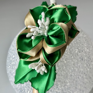 Bentita handmade cu floare din satin, Imbracaminte si moda, Accesorii par, Accesorii de par, , ARTYNOS