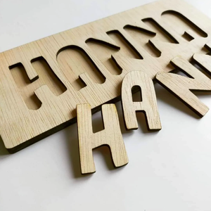 Puzzle Personalizat 100% lemn - jucării și echipamente pentru copii - jocuri de gândire - jocuri de sortare a culorilor și formelor - Artynos.ro