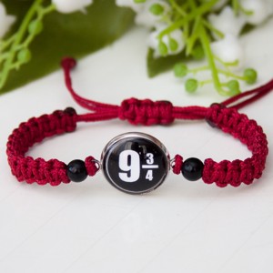 Bratara macramé impletita - Harry Potter burgundy, , , ARTYNOS