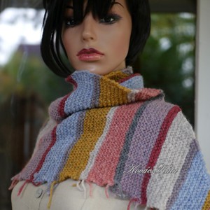 TOAMNA - șal tricotat manual exclusiv din alpaca, șal - îmbrăcăminte și modă - eșarfe, pălării, fularuri - șaluri - Artynos.ro