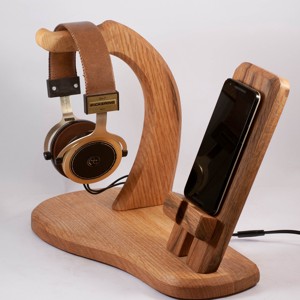 Suport pentru căști și telefon mobil, organizator desktop -  - Artynos.ro