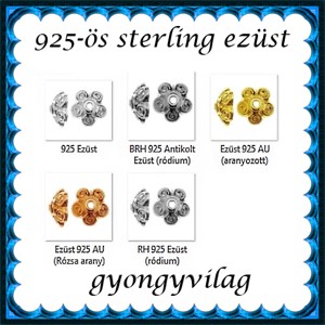 Accesorii pentru bijuterii din argint 925: capace pentru mărgele EGYK 16 1buc/ pachet 9,6mm -  - Artynos.ro