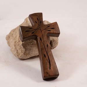 Cruce din lemn modelata, cruce de perete, , , ARTYNOS