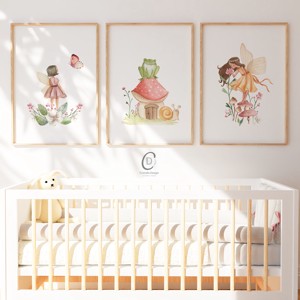Poster de primăvară pentru copii, personalizate personalizate de artă de perete set de 3 -  - Artynos.ro