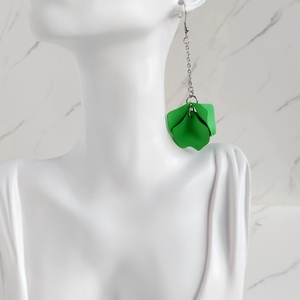 Cercei lungi petale, Bijuterii, Cercei, Cercei lungi, Confectionarea bijuteriilor, ARTYNOS