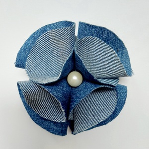 Brosa denim  - Artynos.ro