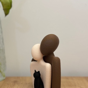 Statui cuplu si pisicuta(barbat, femeie, pisica) design Minimalist - casă & stil de viață - decorațiuni de casă - decorațiuni de masă și rafturi - decorațiuni de masă - Artynos.ro