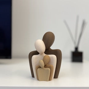 Statui de Familie decorative (Tata, Mama si 2 copii) cu design Minimalist, Casa & Stil de viata, Decoratiuni de casa, Decoratiuni de masa si rafturi, Decoratiuni de masa, Altele, ARTYNOS
