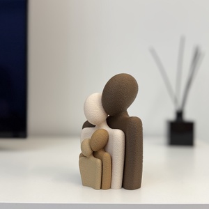 Statui de Familie decorative (Tata, Mama si 2 copii) cu design Minimalist - casă & stil de viață - decorațiuni de casă - decorațiuni de masă și rafturi - decorațiuni de masă - Artynos.ro