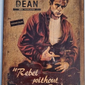 James Dean poza de lemn, Casa & Stil de viata, Accesorii pentru decorat casa, Picturi murale, Arta de perete din lemn, , ARTYNOS