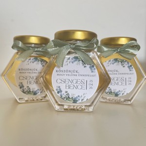 Cadou de multumire pentru nunta cu miere - Hexagon in picioare - 50 ml - Artynos.ro