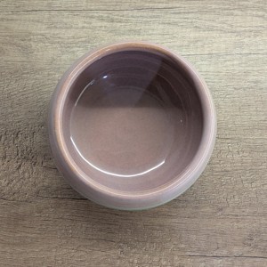 Ghiveci de flori din ceramică cu dungi -  - Artynos.ro