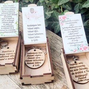 Invitație pentru martori sau cutie de invitație pentru părinți încrucișați cu breloc -  - Artynos.ro