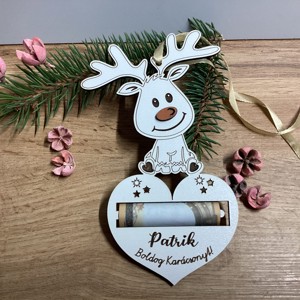 Transfer de monede de Crăciun și ornament pentru pomul de Crăciun RUDI -  - Artynos.ro Transfer de monede de Crăciun și ornament pentru pomul de Crăciun RUDI -  - Artynos.ro