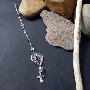 Decorațiune pentru mașină în formă de înger cu aripi, sau accesoriu pentru geantă, breloc  -  - Artynos.ro