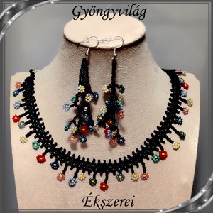 Seturi de bijuterii: cercel cu perle - set colier SSZ-E925-ÜGY01-1 - Artynos.ro