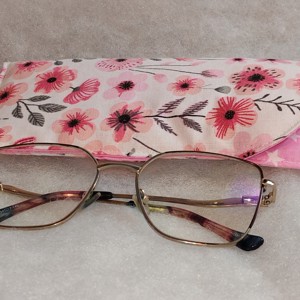 Vis cu flori � husa pentru ochelari din material textil, captusita si realizata manual, , , ARTYNOS