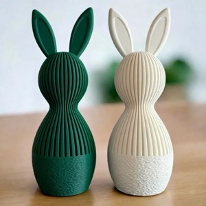 Iepuras cu nervuri in culori pastelate � inaltime 14 cm, , , ARTYNOS