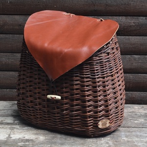 rucsac hobbit din trestie, cu bareta reglabila, husa piele - geantă și husă - genți de umăr și genți de mână - geantă mare - Artynos.ro