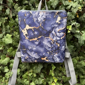 Rucsac impermeabil Blue Geode, Geanta si husa, Genti de umar si genti de mana, Ranita, Cusatura, ARTYNOS
