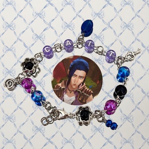 Bratari handmade din Arcane cu Caitlyn si Vi - bijuterii - brățări - brățări din mărgele - Artynos.ro