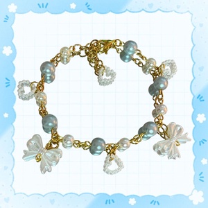 Bratara handmade Pearl Sky - Artynos.ro