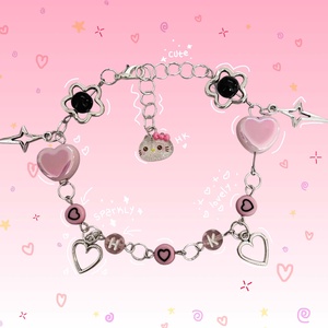 Bratara handmade Hello Kitty Sweetheart - Artynos.ro