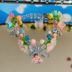 Brățară Handmade Inspirată de Cinnamoroll Cottagecore - bijuterii - brățări - brățări din mărgele - Artynos.ro