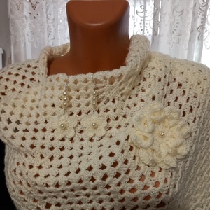 Sal Cu Brosa Si Cercei Bonus - îmbrăcăminte și modă - eșarfe, pălării, fularuri - șaluri - Artynos.ro