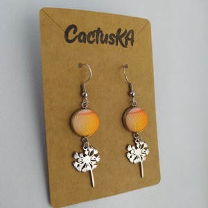 Cercei dangle cu papadie, , , ARTYNOS