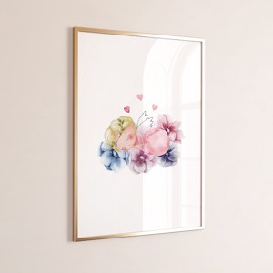 Decal de perete zână de primăvară, poster, decorare cameră copii -  - Artynos.ro