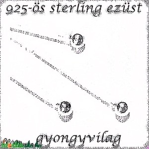 Accesorii pentru bijuterii din argint 925: bat de montare cu capat sferic ESZP G 40x0,65, , , ARTYNOS