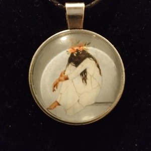 Colier cu lentile de sticlă cu motiv kincugi -  - Artynos.ro