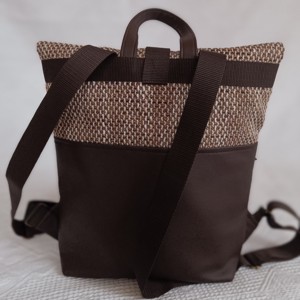 Rucsac elegant maro / rucsac - geantă și husă - genți de umăr și genți de mână - raniță - Artynos.ro