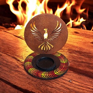 Suport lumanare lampa cu abajur - phoenix, Casa & Stil de viata, Lumanari, parfumuri, arome, Suport lumanari, , ARTYNOS