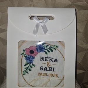 Pernă pentru inele și suveniruri de nuntă -  - Artynos.ro