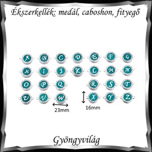 Accesorii bijuterii: pandantiv, cabochon, pandantiv BMCF-2-45 1 buc/pachet monogramă -  - Artynos.ro