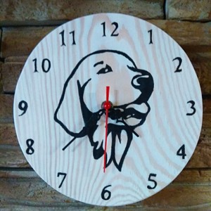Câine Labrador pe ceas de perete -  - Artynos.ro