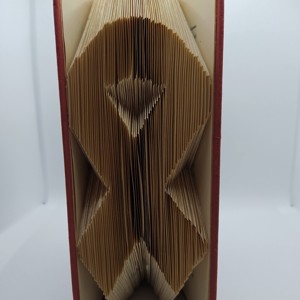 Panglica anti-cancer sculptura de carte, Casa & Stil de viata, Accesorii pentru decorat casa, Decoratiuni de masa si decoratiuni pentru rafturi , Sculptura de carte, carte pliata, , ARTYNOS